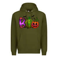 Army Green boo halloween Premium Hoodie - RacoonDesign