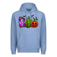 Colony Blue boo halloween Premium Hoodie - RacoonDesign