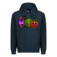 Navy boo halloween Premium Hoodie - RacoonDesign