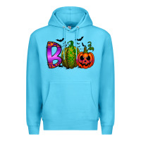 Ocean Blue boo halloween Premium Hoodie - RacoonDesign