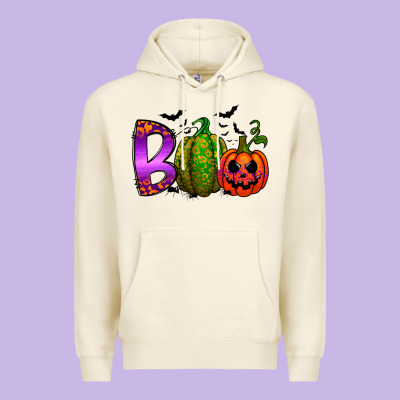 Boo Halloween Premium Hoodie Designed By Racoondesign