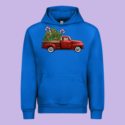 Christmas Trees Truck Urban Hoodie Designed By Fadigitalartstudio