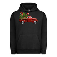 Pigment Black christmas trees truck Urban Hoodie - FaDigitalArtStudio