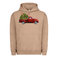 Pigment Burro christmas trees truck Urban Hoodie - FaDigitalArtStudio