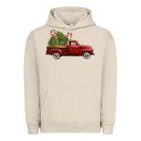 Pigment French Oak christmas trees truck Urban Hoodie - FaDigitalArtStudio