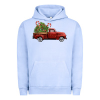 Pigment Grape Ice christmas trees truck Urban Hoodie - FaDigitalArtStudio