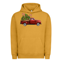 Pigment Peanut Butter christmas trees truck Urban Hoodie - FaDigitalArtStudio