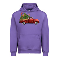 Tulip christmas trees truck Urban Hoodie - FaDigitalArtStudio