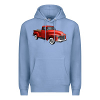 Colony Blue western red truck right 34 view 1 Premium Hoodie - FaDigitalArtStudio
