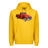 Lemon western red truck right 34 view 1 Premium Hoodie - FaDigitalArtStudio