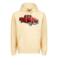 Pina Colada western red truck right 34 view 1 Premium Hoodie - FaDigitalArtStudio
