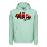 Seafoam western red truck right 34 view 1 Premium Hoodie - FaDigitalArtStudio