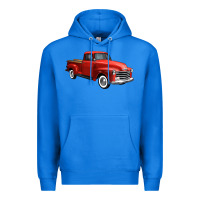 True Royal western red truck right 34 view 1 Premium Hoodie - FaDigitalArtStudio