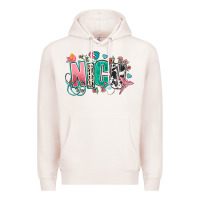 Pale Pink nicu Premium Hoodie - AdoDesignShop