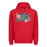 Red nicu Premium Hoodie - AdoDesignShop