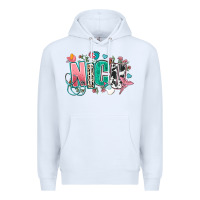 White nicu Premium Hoodie - AdoDesignShop