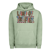 Pigment Oil Green land of the free Urban Hoodie - RacoonDesign