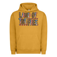 Pigment Peanut Butter land of the free Urban Hoodie - RacoonDesign