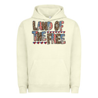 Pigment Pistachio land of the free Urban Hoodie - RacoonDesign