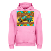 Fuchsia Pink farm truck tumbler Urban Hoodie - HRA Design Shop