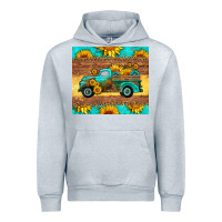 Heather Grey farm truck tumbler Urban Hoodie - HRA Design Shop