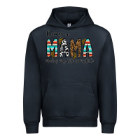 Navy being mama makes my life complate Urban Hoodie - CowhideDigitalArt