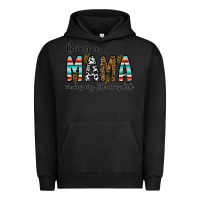 Pigment Black being mama makes my life complate Urban Hoodie - CowhideDigitalArt