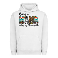 Pigment Lunar Rock being mama makes my life complate Urban Hoodie - CowhideDigitalArt