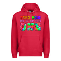 Cardinal two moms are better than one Premium Hoodie - HRA Design Shop