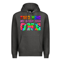 Charcoal Heather two moms are better than one Premium Hoodie - HRA Design Shop