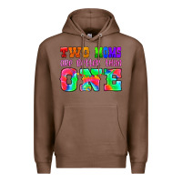 Chestnut two moms are better than one Premium Hoodie - HRA Design Shop