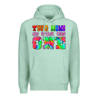 Seafoam two moms are better than one Premium Hoodie - HRA Design Shop