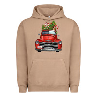 Pigment Burro christmas trees truck Urban Hoodie - FaDigitalArtStudio