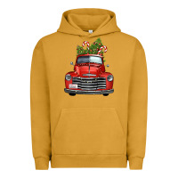 Pigment Peanut Butter christmas trees truck Urban Hoodie - FaDigitalArtStudio