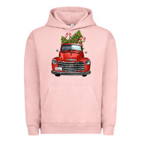 Pigment Salmon christmas trees truck Urban Hoodie - FaDigitalArtStudio