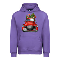 Tulip christmas trees truck Urban Hoodie - FaDigitalArtStudio