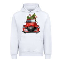 White christmas trees truck Urban Hoodie - FaDigitalArtStudio