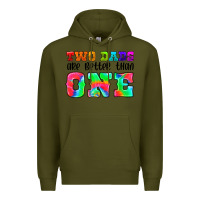 Army Green two dads are better than one Premium Hoodie - HRA Design Shop