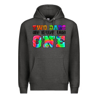 Charcoal Heather two dads are better than one Premium Hoodie - HRA Design Shop