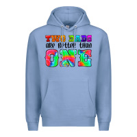 Colony Blue two dads are better than one Premium Hoodie - HRA Design Shop
