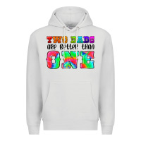 Dove Grey two dads are better than one Premium Hoodie - HRA Design Shop