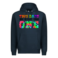Navy two dads are better than one Premium Hoodie - HRA Design Shop