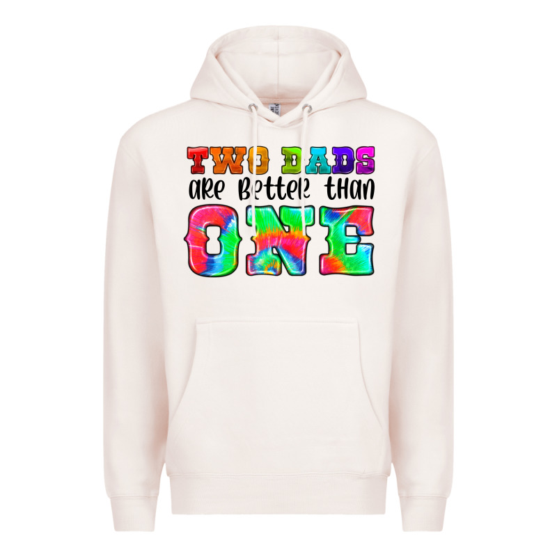 Two Dads Are Better Than One Premium Hoodie by HRA Design Shop | Teevron
