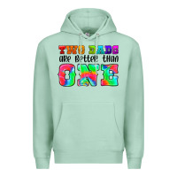 Seafoam two dads are better than one Premium Hoodie - HRA Design Shop