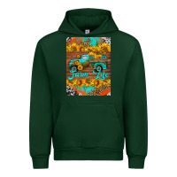 Forest Green farm life and truck air freshener Urban Hoodie - HRA Design Shop