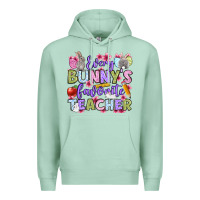 Seafoam Easter Day Every bunny's favorite Teacher Premium Hoodie - OliviaCreatesArt