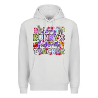 Dove Grey Easter Day Every bunny's favorite Teacher Premium Hoodie - OliviaCreatesArt