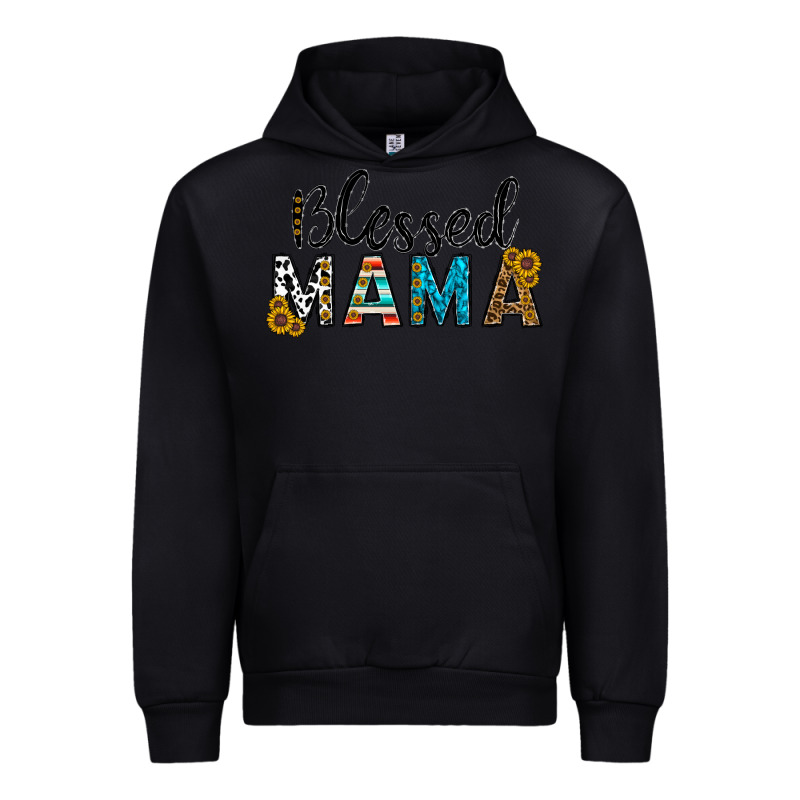 Blessed Mama Urban Hoodie by CowhideDigitalArt | Teevron