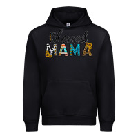 Black blessed mama Urban Hoodie - CowhideDigitalArt