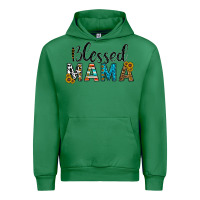 Emerald blessed mama Urban Hoodie - CowhideDigitalArt